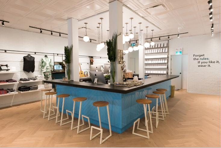 'Editor's Room' at the back of the new Toronto store.&nbsp;