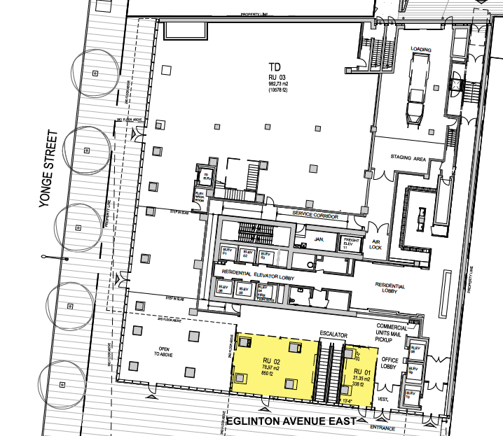 (Ground floor lease plan, via RioCan)