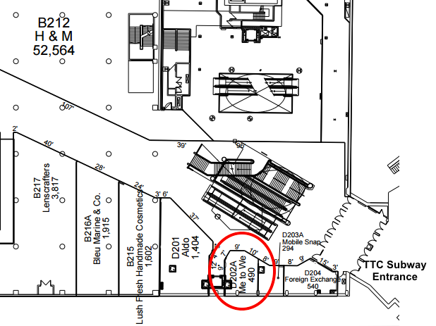 Click image for PDF lease plan, via Cadillac Fairview