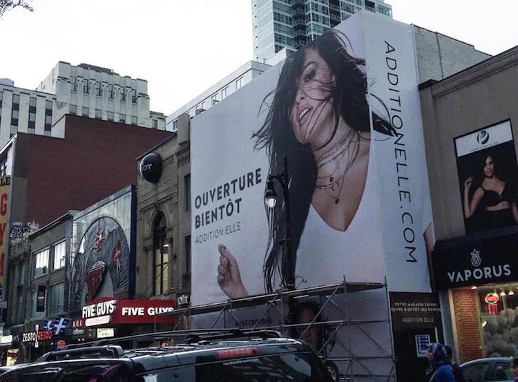 710 Sainte-Catherine Street West. Photo: Maxime Frechette.