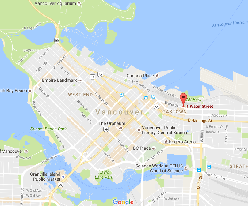 Click above for interactive Google Map of Vancouver