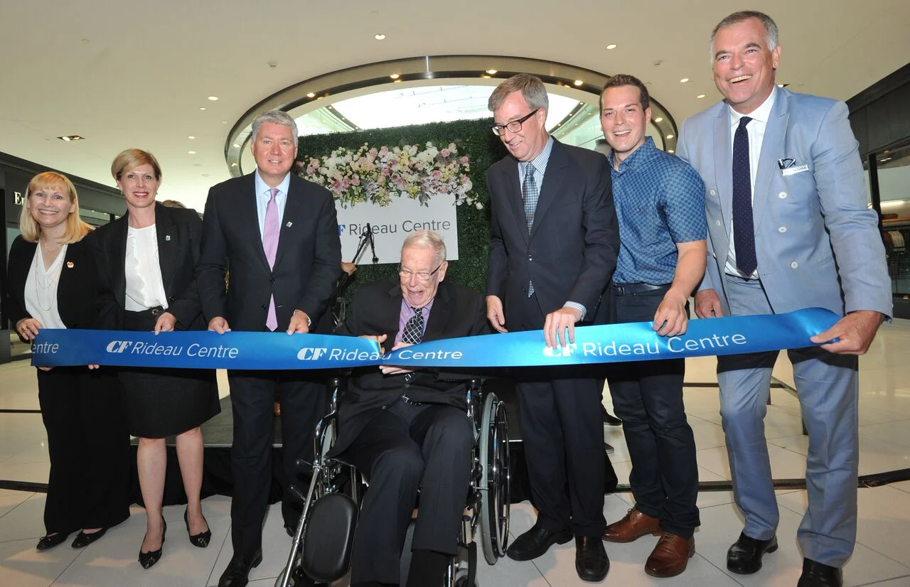 Ribbon cutting. Photo: Cadillac Fairview.