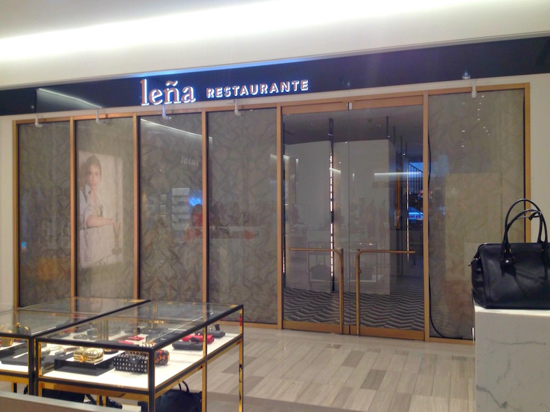 Internal Entrance from Saks' ground-floor accessories hall. 