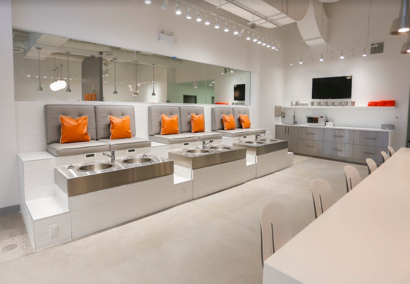 Treatment area at CF Shops at Don Mills. Photo: The Ten Spot