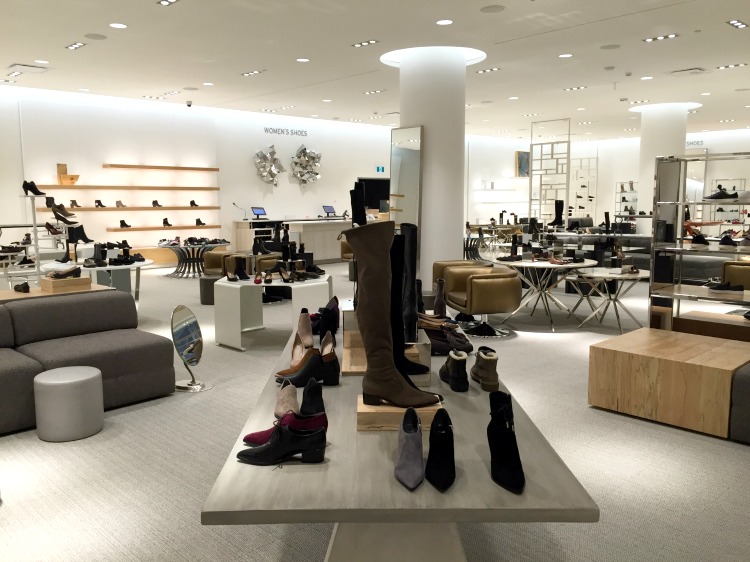 Women's footwear, with 'Salon Shoes' on the back wall. Photo: Devon Johnson