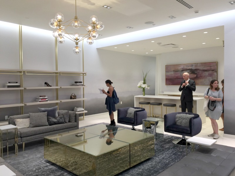 The 'JWN Room' private shopping salon on 3. Photo: Devon Johnson