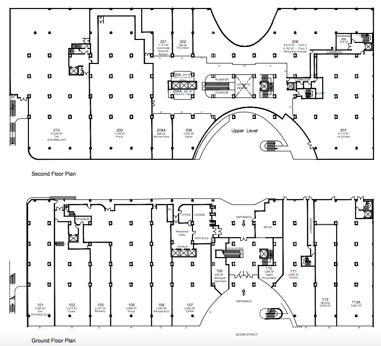Click above for PDF floorplan, via landlord Morguard.&nbsp;