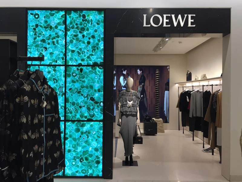 Nordstrom's Loewe women's ready-to-wear boutique is a first for the company. Loewe is a Spanish luxury brand operating under the LVMH corporate umbrella.&nbsp;  Photo: Devon Johnson