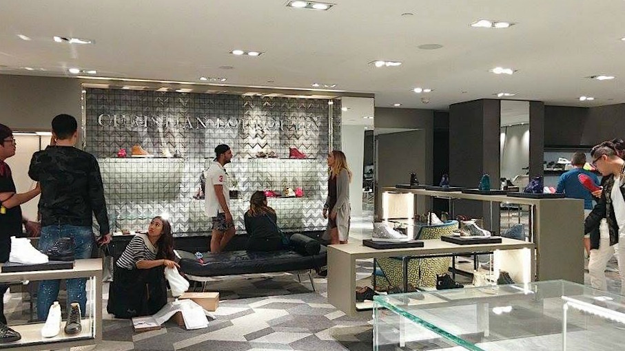 Christian Louboutin men's concession. A women's Louboutin boutique upstairs will also open. Photo: Ritchie Po