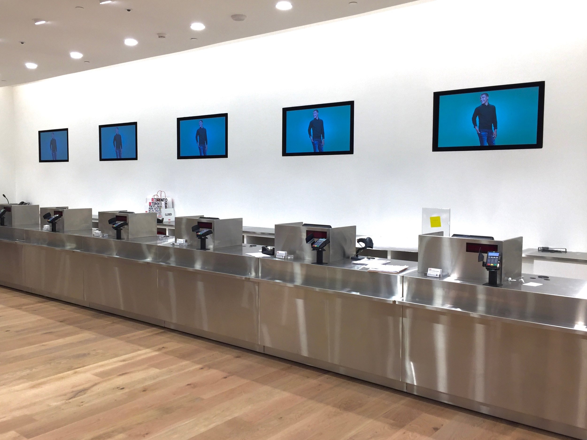 Cash registers are located on both the first and second floor. Photo: Devon Johnson