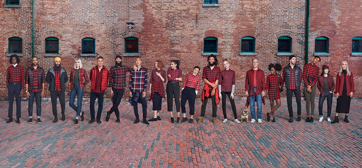 Uniqlo Canada's latest campaign 'Uncommon Thread' features Toronto residents in various Toronto locations. Photo Courtesy of Uniqlo.