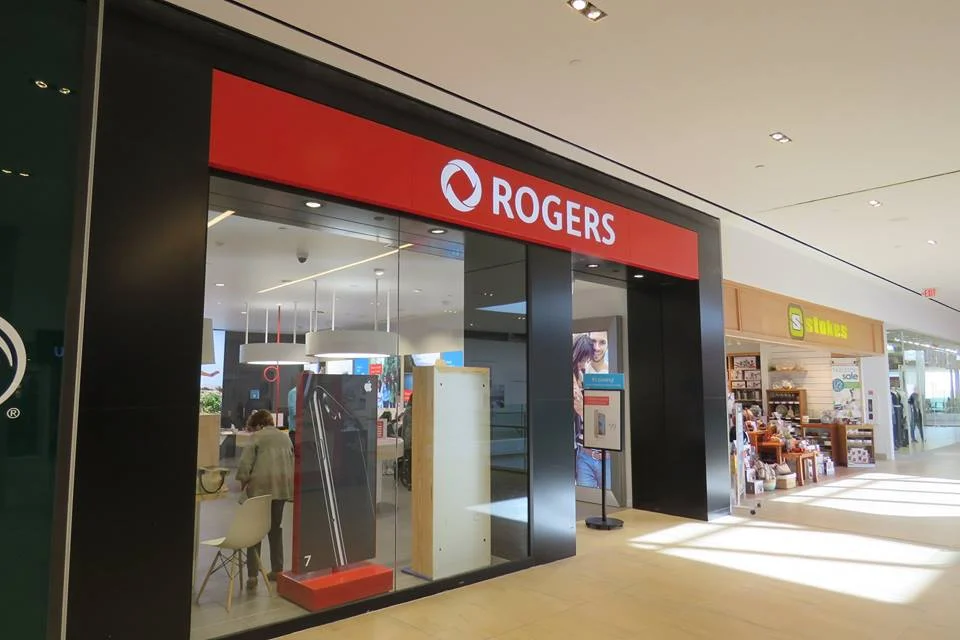 Ceilings were raised two-feet as part of the mall overhaul, resulting in the ability to create taller store facades. Rogers is new, Stokes to the far right reflects the mall's previous ceiling height. Photo: Christa Patterson.