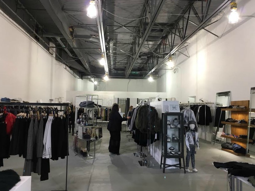 Inside the FashionCAN pop-up. 
