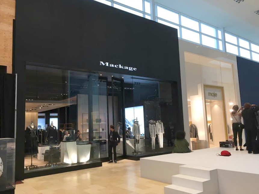 Toronto's second Mackage, and Canada's first Maje store. 