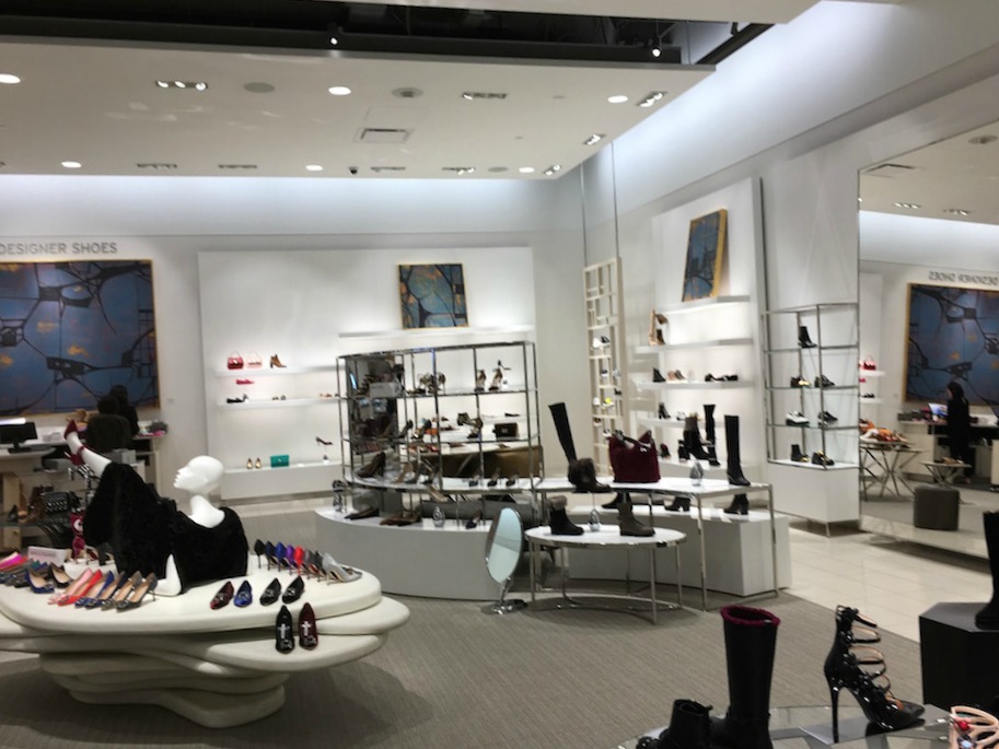 Women's 'Salon Shoes' department. 