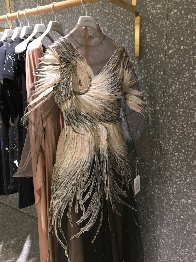 (This featured Valentino gown is impressive, and we gasped when we looked at the price tag)