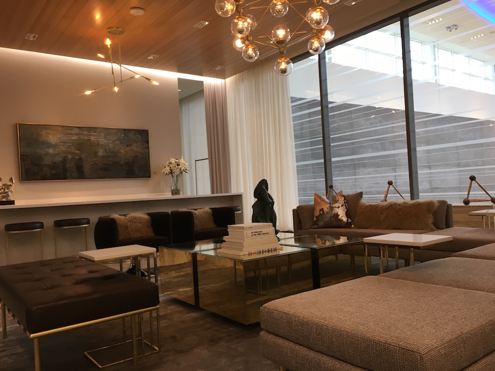 (The JWN Room overlooks Yorkdale's interior mall corridor, providing an interesting view as well as considerable natural light)