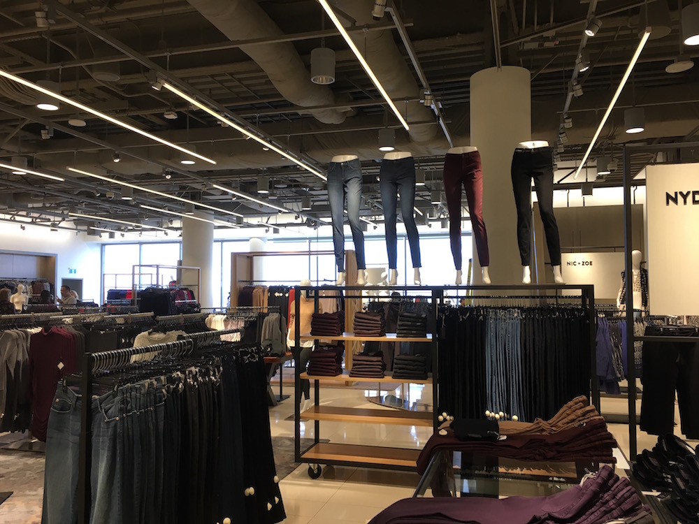 (Women's contemporary department) 