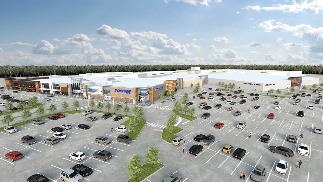 (A rendering of Hillcrest Mall's new south wing expansion)