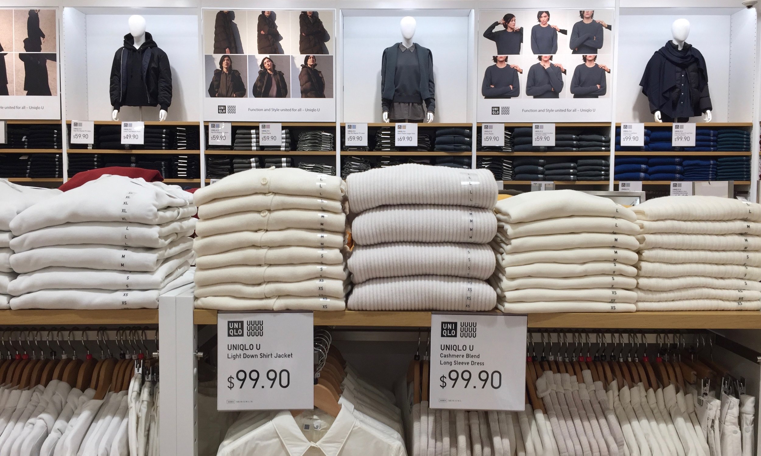Uniqlo U offers cashmere blend sweaters without the sticker shock from nearby retailers