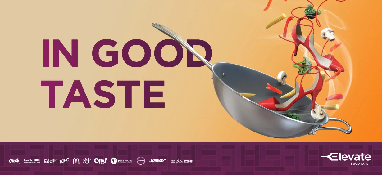 (Marketing campaign for the new 'Elevate Food Fare')&nbsp;