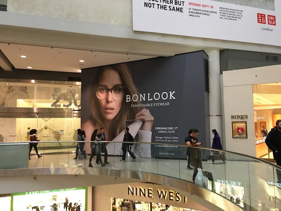 (Hoarding for a new store at CF Toronto Eaton Centre on Saturday, October 29, 2016)&nbsp;