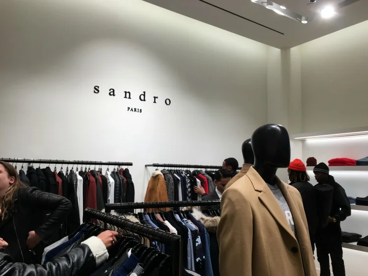 (men's fashions, above and below) 
