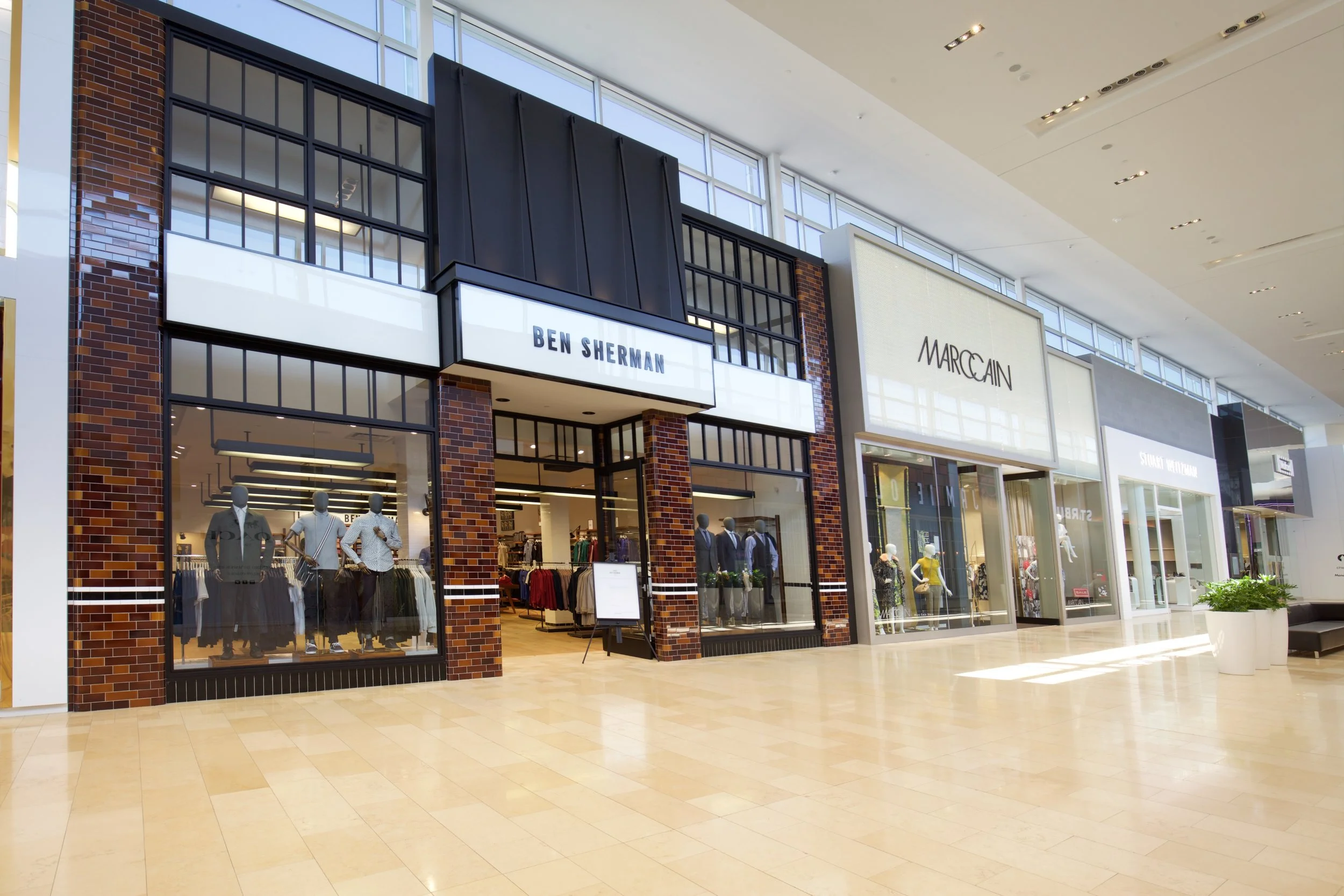 (Canada's 2nd Ben Sherman opened in the summer next to German retailer Marc Cain)&nbsp;