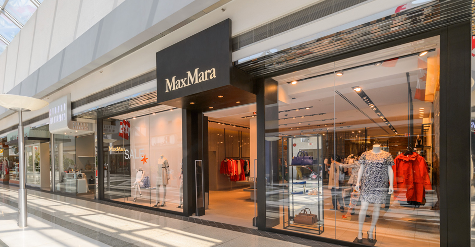 (MaxMara at Vancouver's Oakridge Centre. Photo: Ivanhoé Cambridge) 