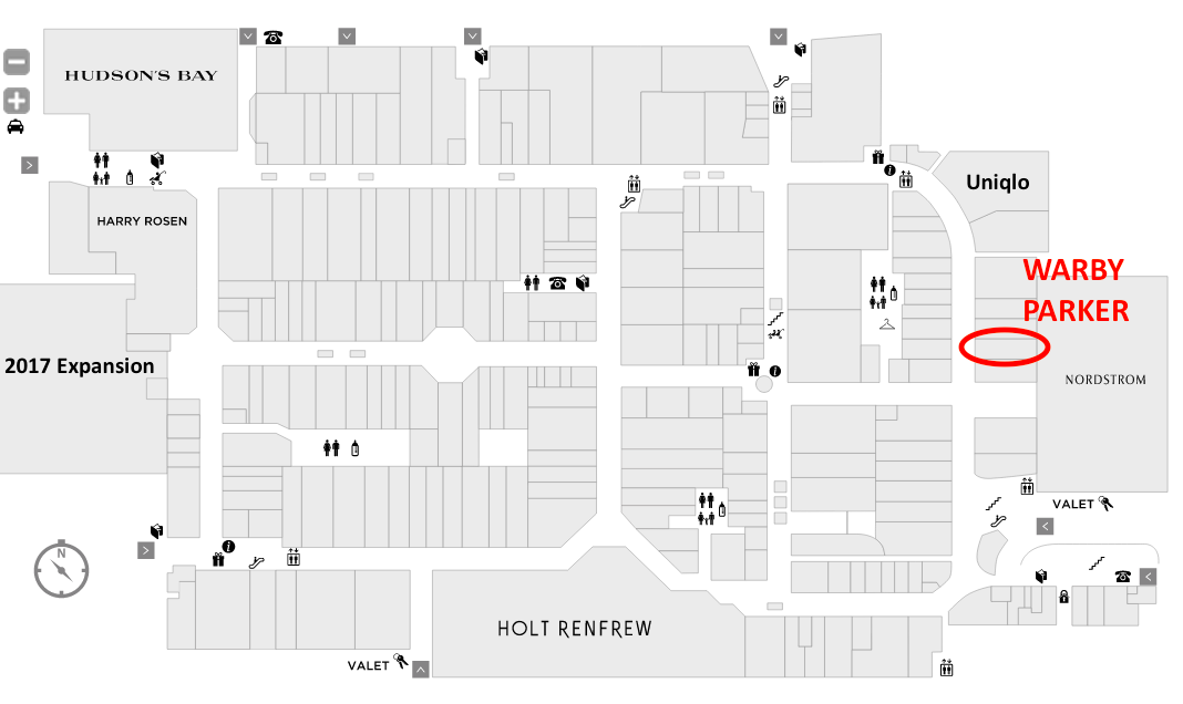 (Click above for interactive Yorkdale mall floor plan)