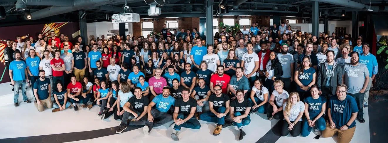 (Lightspeed team in Montreal)