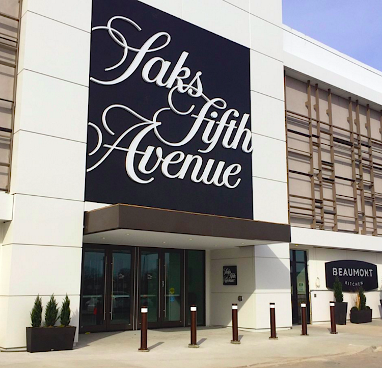 (cf sherway gardens saks, above and below. photos supplied)&nbsp;