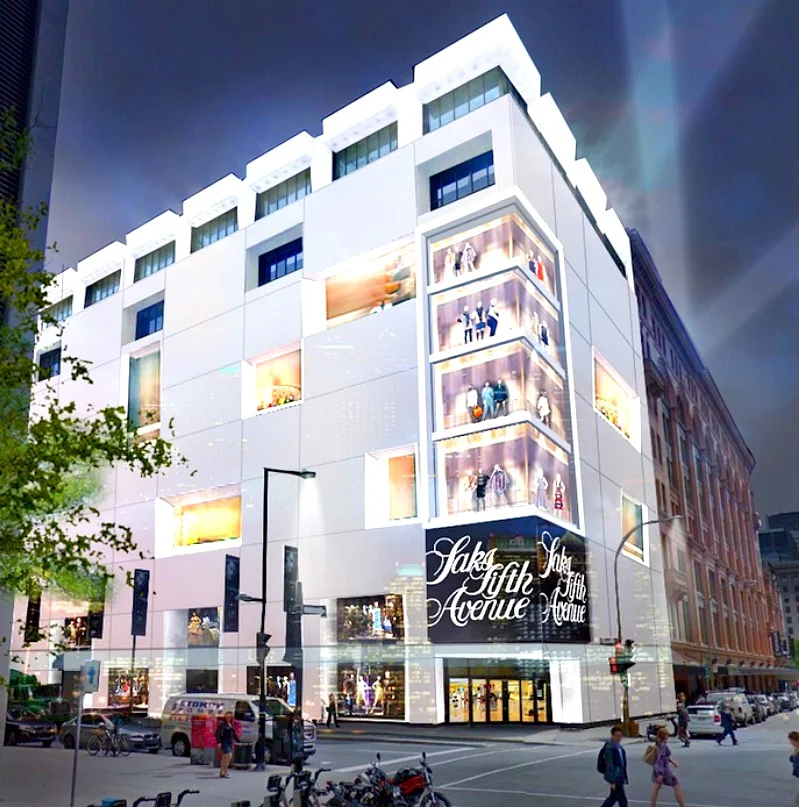 (rendering of the new montreal saks, supplied by hbc)&nbsp;