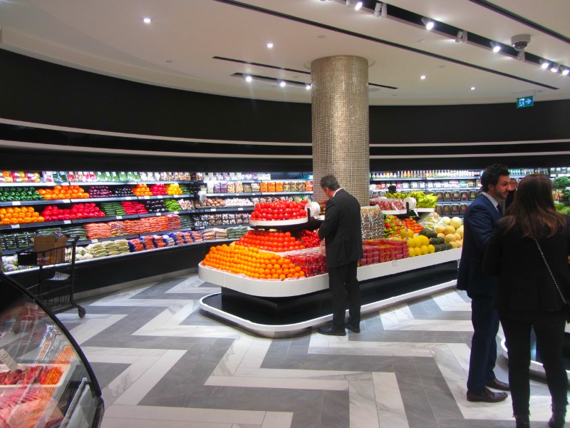 (saks cf sherway food hall, by pusateri's fine foods. photo: norman katz)&nbsp;