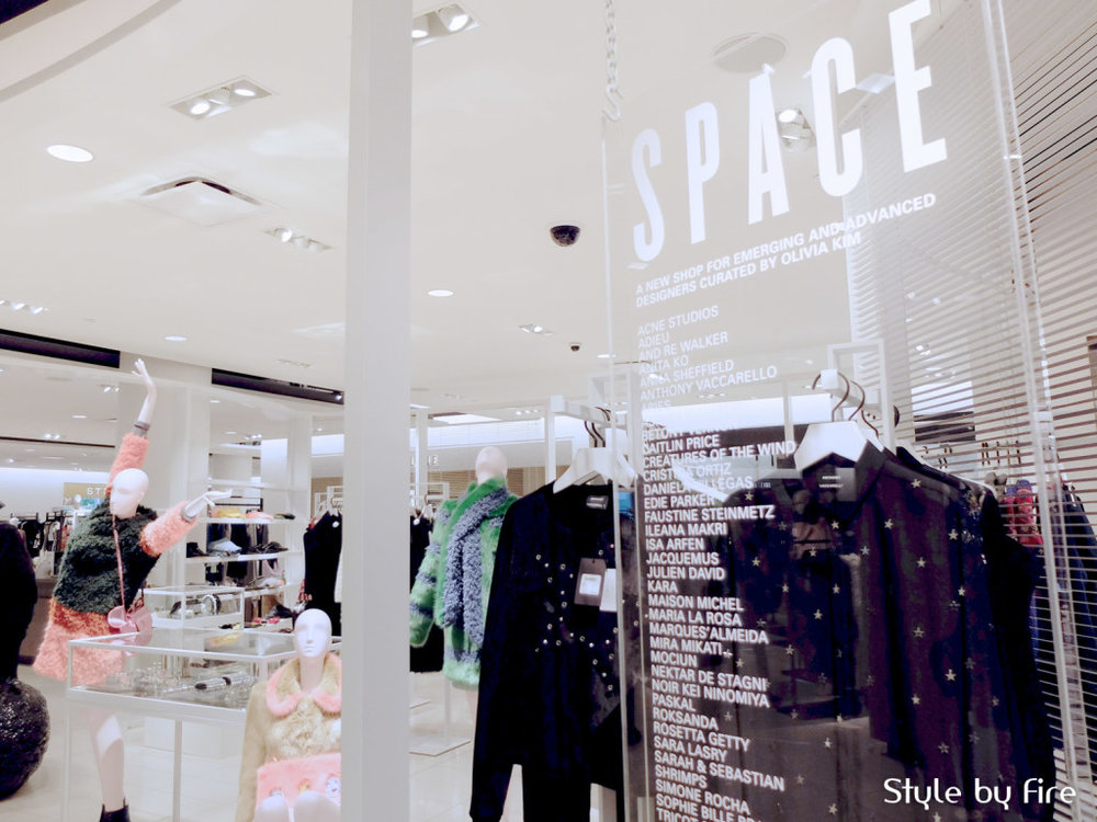 SPACE AT NORDSTROM, VANCOUVER. PHOTO: AURORA CHAN OF STYLE BY FIRE .