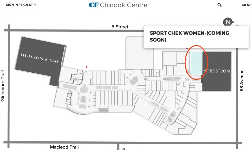 (click above for interactive cf chinook centre floor plan)&nbsp;
