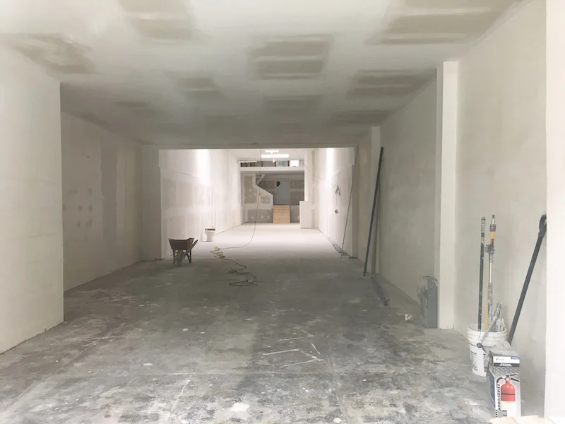 (inside the 694 queen street west space on april 3, 2017)&nbsp;