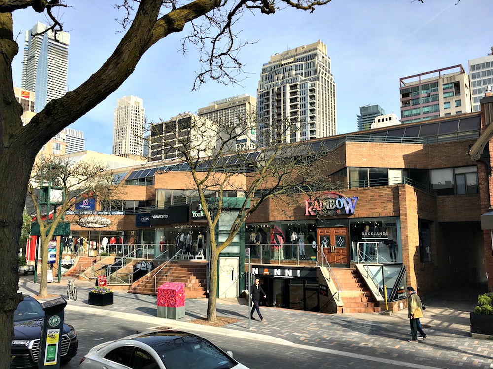 (101 yorkville avenue will be demolished and replaced with a 35,000 square foot building dedicated primarily to luxury retail. over the rainbow jeans has already secured a replacement space at nearby manulife centre) 
