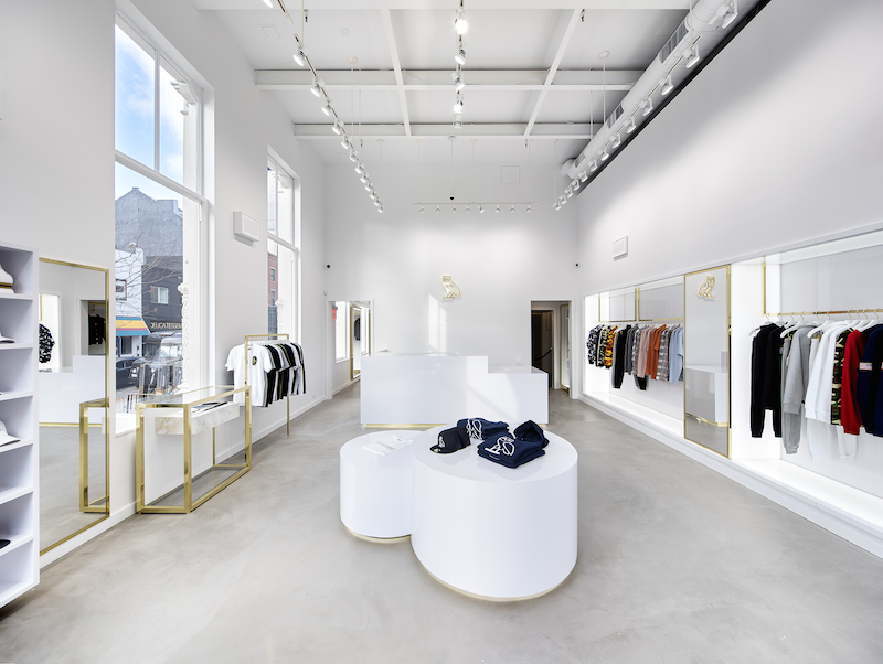 (inside the new NYC ovo flagship. photo: ovo)