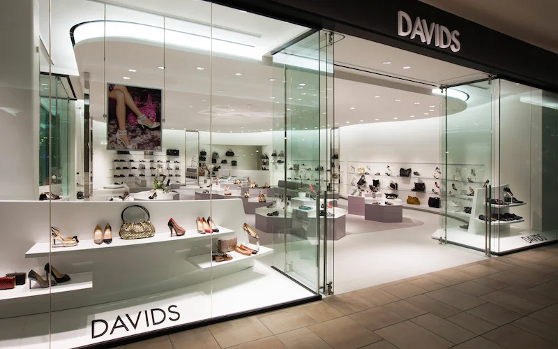 (multi-brand david's footwear boasts some of the world's top luxury brands, including Manolo blahnik, jimmy choo and christian louboutin) 