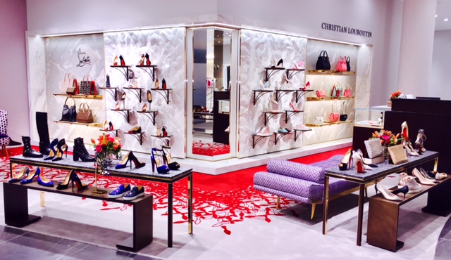 (christian louboutin recently opened a boutique within the women's shoe floor. photo: christian louboutin) 