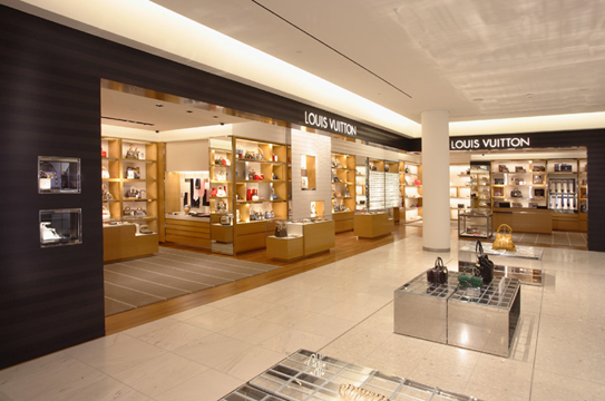 (a 2,000 square foot louis vuitton boutique relocated into the new store in 2007. photo: dkstudio ) 