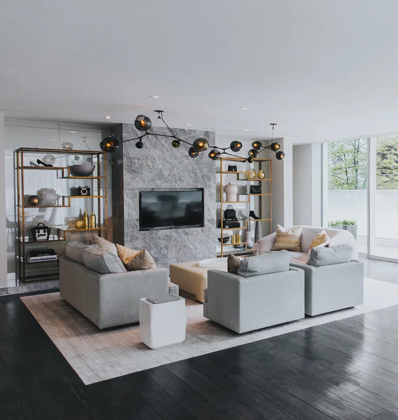 ('The apartment' has an upscale residential feel, with designer decore and a private outdoor patio. there's nothing like it in canada.&nbsp;photo: holt Renfrew)&nbsp;