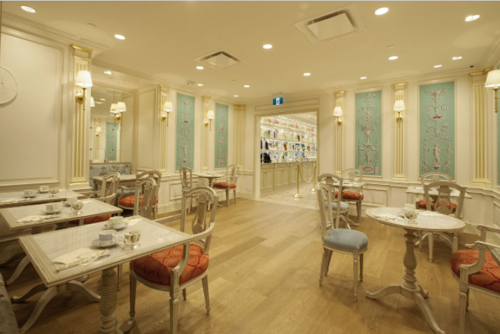 (vancouver robson street tea salon. the new toronto yorkdale store will also feature a similar tea salon space) 