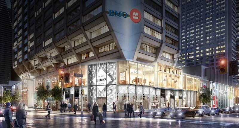 (big changes are in store for Birks at Toronto's Manulife centre. Rendering: Manulife) 