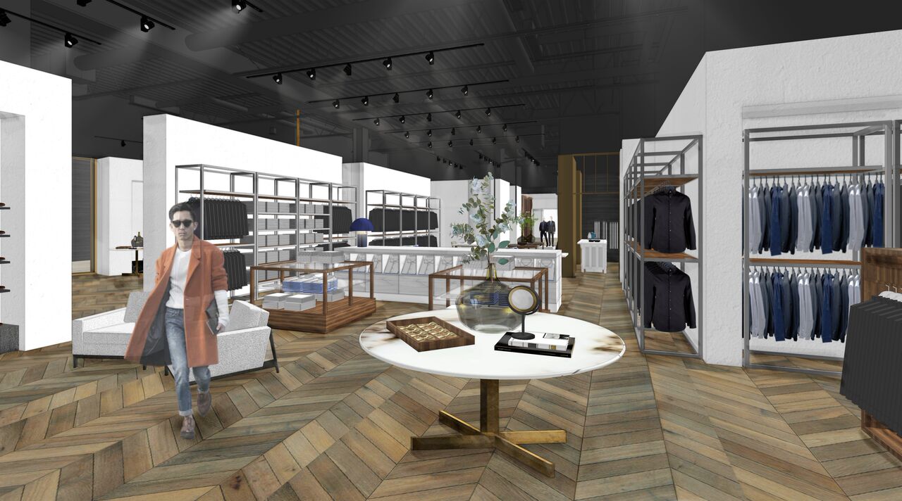 (Entrance. Rendering:&nbsp; McKinley Burkart )&nbsp;