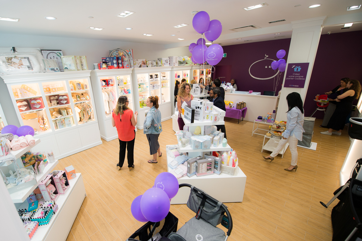 (inside the new Montreal store) 
