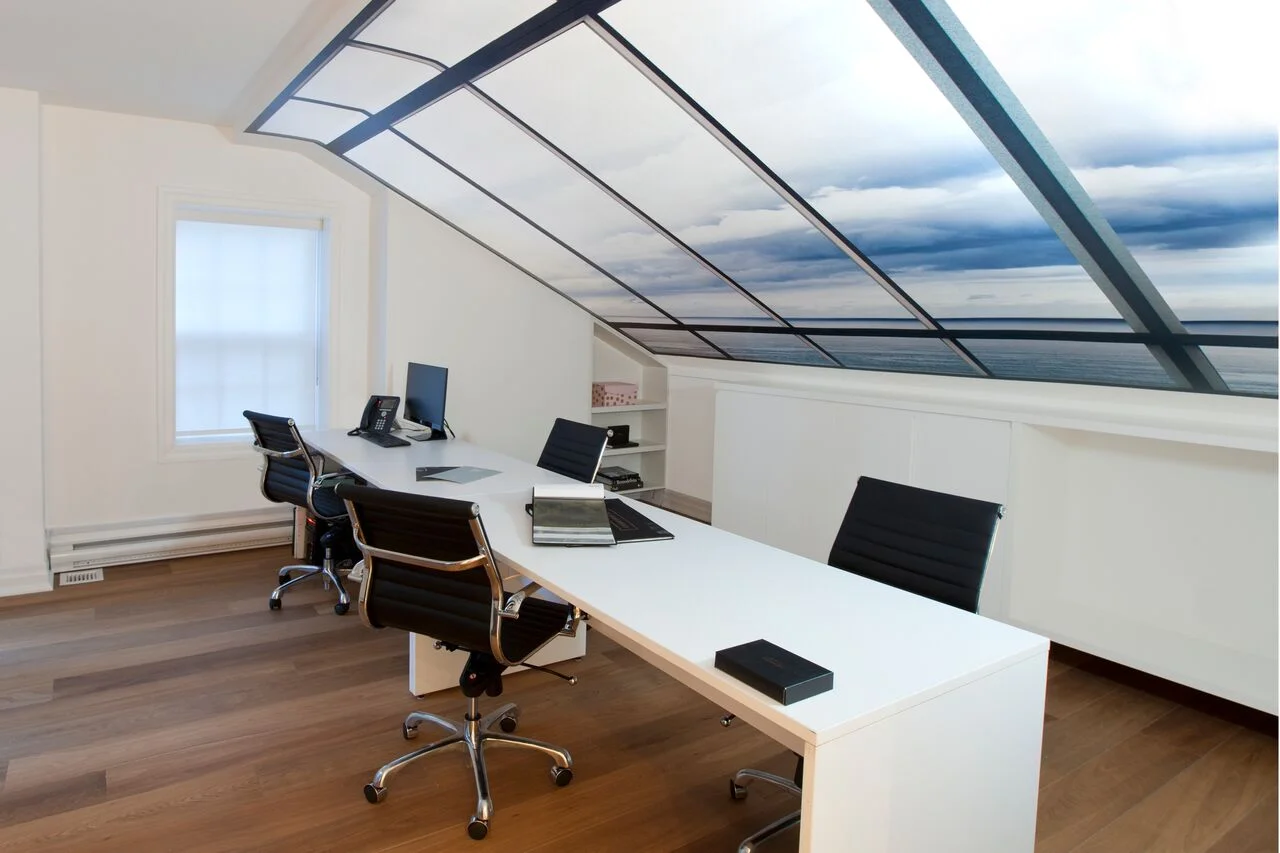 (Office space on the 3rd level. There's also an intimate south-facing patio not seen in the photo)&nbsp;