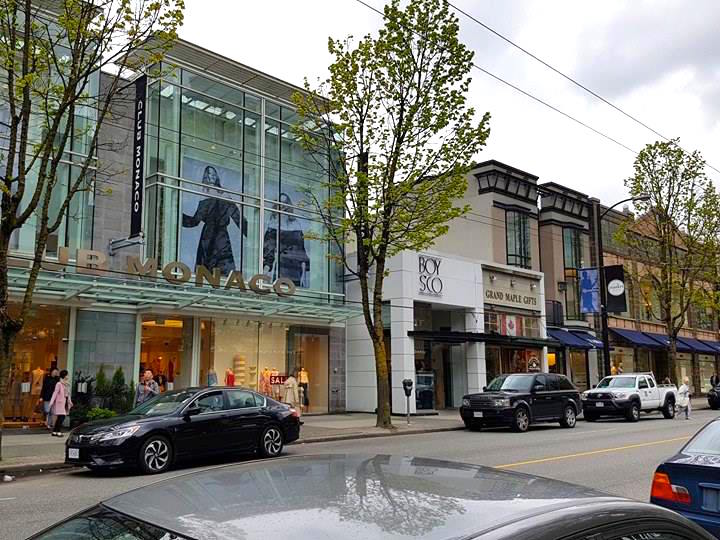 (1000 block, including homegrown menswear retailer boys'co. Photo: Ritchie Po) 