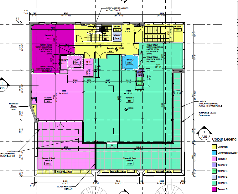 (Her majesty's pleasure is 'tenant 5' identified in green. lease plan: first capital realty) 